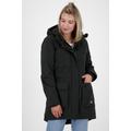 Winterjacke ALIFE & KICKIN "CharlizeAK A Coat Damen Winterjacke, gefütterte Jacke" Gr. L, schwarz (moonless) Damen Jacken Winterjacken