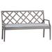 Summer Classics Haley Teak Garden Outdoor Bench Wood/Natural Hardwoods in Brown | 37 H x 61.5 W x 25.625 D in | Wayfair 295027+C2674076W4076