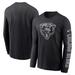 Men's Nike Black Chicago Bears RFLCTV Name and Logo T-Shirt