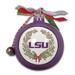 LSU Tigers Wreath Kickoff Painted Ornament