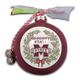 Mississippi State Bulldogs Wreath Kickoff Painted Ornament