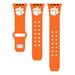 Orange Clemson Tigers Logo Silicone Apple Watch Band