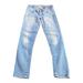 American Eagle Outfitters Jeans | American Eagle Outfitters Mid Rise Jegging Super Stretch Straight Leg Size 0 | Color: Blue | Size: 0
