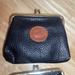 Dooney & Bourke Bags | Dooney & Bourke Vintage Black Pebbled Leather Coin Purse Large | Color: Black/Gold | Size: Os