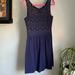 Lilly Pulitzer Dresses | Lily Pulitzer Navy Lace Dress, Size Medium | Color: Blue | Size: M