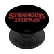 Stranger Things Basic Text Logo PopSockets mit austauschbarem PopGrip