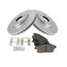 2011-2015 Chevrolet Volt Front Brake Pad and Rotor Kit - TRQ