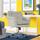 Serta&reg; Ashland Mid-Back Office Chair, Light Gray/Chrome