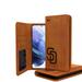 San Diego Padres Personalized Burn Design Galaxy Folio Case