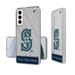 Seattle Mariners Endzone Design Galaxy Clear Phone Case