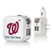 Washington Nationals Personalized 2-In-1 USB Charger