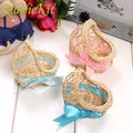 Mini panier à fleurs tissé pour décorations de fête préChristophe boîte à bonbons au chocolat