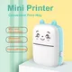 Mini imprimante thermique Portable d'étiquettes autocollantes papier Photo de poche imprimante