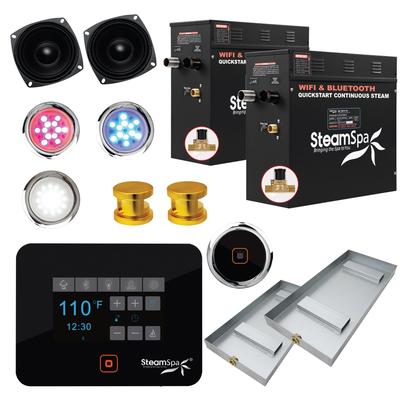 SteamSpa BKT1500-A Black Series Wifi and Bluetooth 15kW QuickStart
