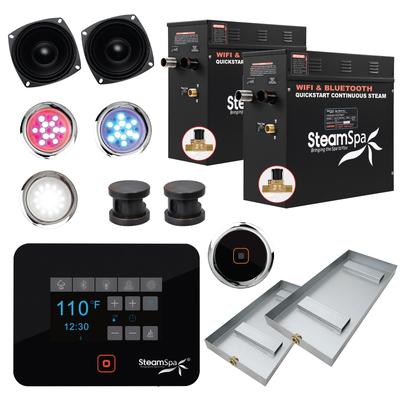 SteamSpa BKT1800-A Black Series Wifi and Bluetooth 18kW QuickStart