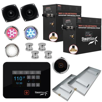 SteamSpa BKT2100-A Black Series Wifi and Bluetooth 21kW QuickStart