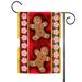 Christmas Gingerbread Men Outdoor Garden Flag 18" x 12.5"