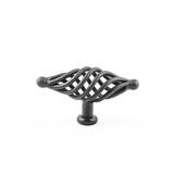 Kitchen Cabinet Handles 3.5 in. Wrought Iron Cabinet Knobs with Mounting Hardware Renovators Supply