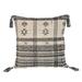 Parkland Collection Transitional Tribal Beige Square 18" x 18" Pillow