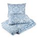 Jessica Simpson Home Jessica Simpson Tonal Damask 6-Piece Comforter Set Polyester/Polyfill/Microfiber in Blue | King | Wayfair A346A17TEEFS