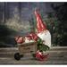 The Holiday Aisle® Santa Pulling Mushroom Wheelbarrow Figurine Resin | 10 H x 5.12 W x 4.13 D in | Wayfair 3385A5065F654E2ABFB9360CC1CD748B