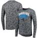 Men's MSX by Michael Strahan Gray Carolina Panthers Performance Camo Long Sleeve T-Shirt