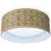 Eco-Star Colette 14"W LED Circular White Ceiling Light