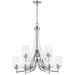 Z-Lite 9 Light Chandelier in Chrome Finish