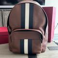 Coach Bags | Men’s Coach Houston Backpack With Varsity Stipe | Color: Brown | Size: Os