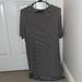 Brandy Melville Dresses | Brandy Melville Stripped Mini Dress | Color: Black/White | Size: One Size