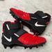Nike Shoes | Nike Force Savage Elite 2 Bred Football Cleats Ah3999-003 Size 16 | Color: Black/Red | Size: 16