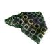 Michael Kors Accessories | Michael Kors Black With Colorful Circles Dots Geometric Silk Mens Necktie Tie | Color: Black/Gold/Green/Silver | Size: Os