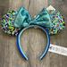 Disney Accessories | Brand New Disney 2022 Blue Sequined Minnie Ears Headband Hair Accessory | Color: Blue/Yellow | Size: Os