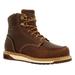 Georgia Boot AMP LT Wedge Waterproof Moc-Toe 6in Work Boot - Men's Medium Brown 11 GB00429-110M