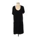 Left Coast by Dolan Casual Dress - Shift: Black Print Dresses - Women's Size 1