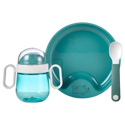 Mepal Mio Babygeschirr 3er Set deep turquoise Image