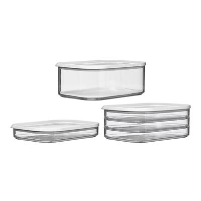 Mepal Modula Aufschnittdosen 3er Set transparent Image