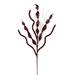 Vickerman 698907 - 34" Artificial Burgundy Multi Spiral Glitter Spray (6 Pack) (QG223865)