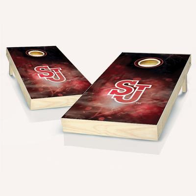 St Johns Smoke NCAA Team Cornhole Boards