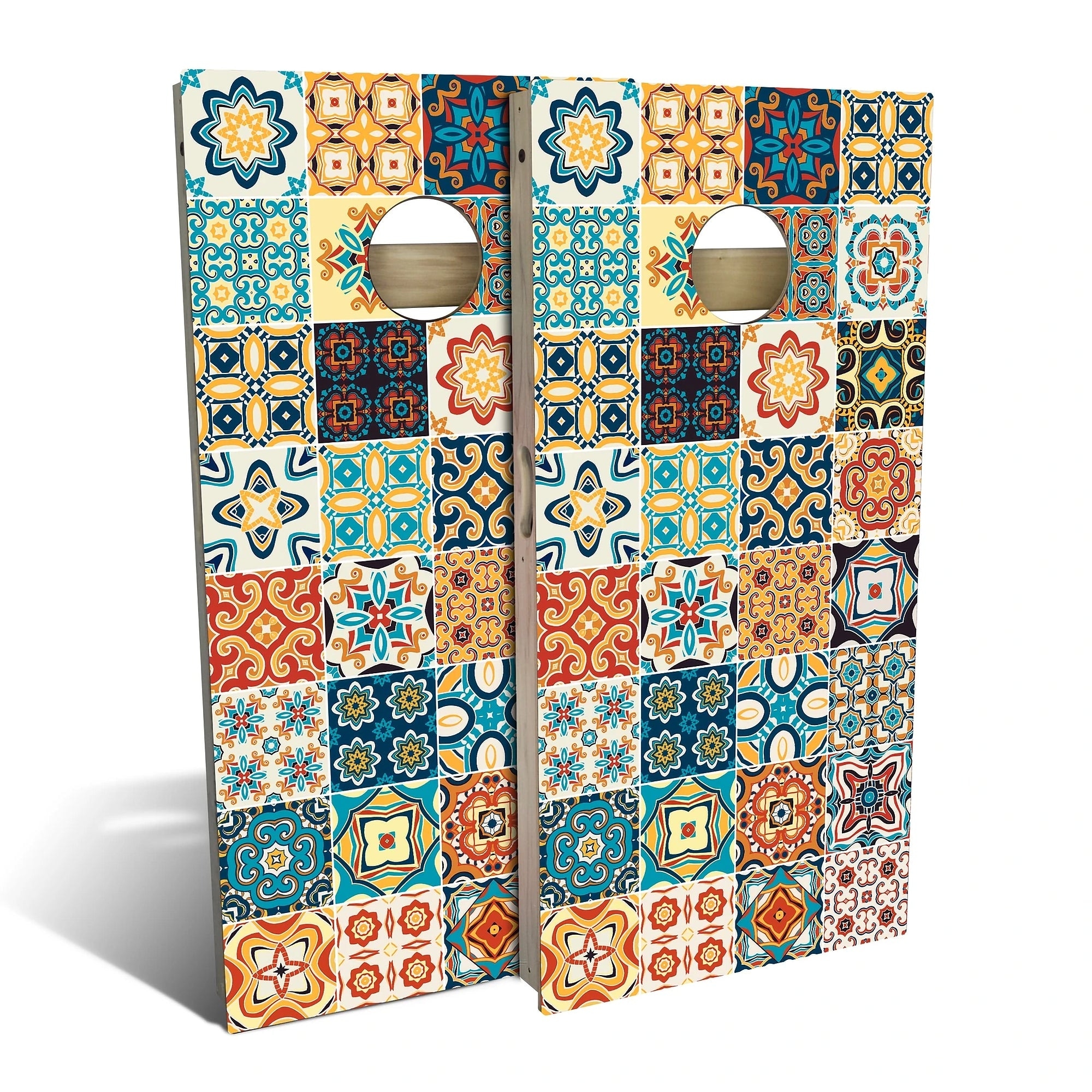Multi Tile Outdoor Cornhole Board Set