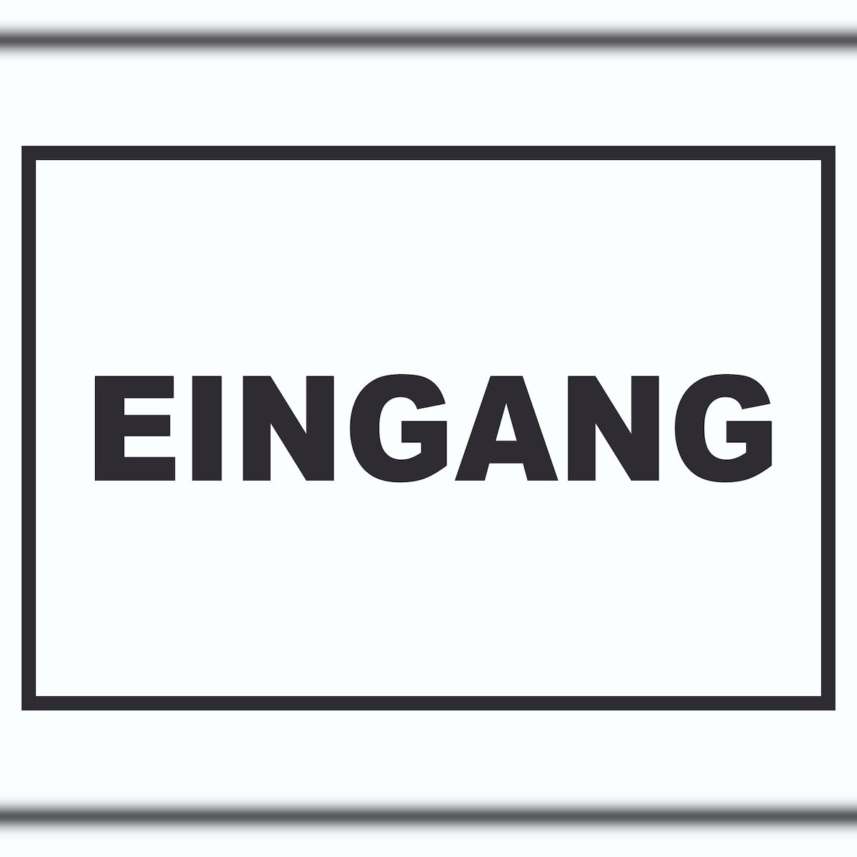 Eingang Schild A1 (594x841mm) Image