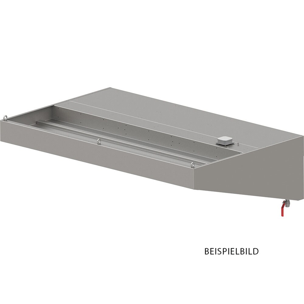 Stalgast Wandhaube "Expert Line", Schrägform 3800 mm x 1000 mm mit LC2 Typ A Zyklonen-/Labyrinthfilter Image