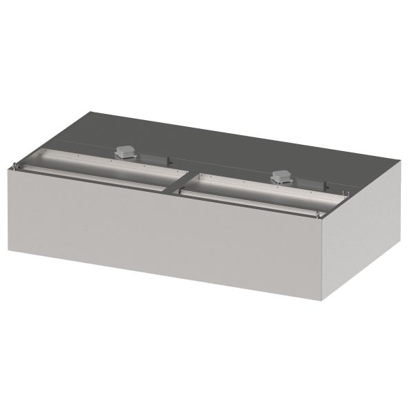 Stalgast Wandhaube "Expert Line", Schrägform 3600 mm x 1000 mm mit LC2 Typ A Zyklonen-/Labyrinthfilter Image