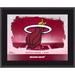 Miami Heat Framed 10.5" x 13" Sublimated Horizontal Team Logo Plaque