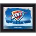 Oklahoma City Thunder Framed 10.5" x 13" Sublimated Horizontal Team Logo Plaque