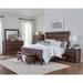 CDecor Home Furnishings Serra Weathered Burnished Brown 2-Piece Queen Bedroom Set w/ Chest Wood in Brown/Red | 68 H x 84 W x 91.75 D in | Wayfair