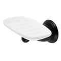 Kingston Brass Heritage Soap Dish Ceramic in Black | 2.5 H x 5.25 W x 5 D in | Wayfair BA1755MB