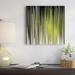 East Urban Home 'Luminous Feelings' Painting Print on Wrapped Canvas in Black/Green | 26 H x 26 W x 1.5 D in | Wayfair