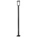 Z-Lite 1 Light Outdoor Post Mounted Fixture in Black Finish