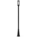 Z-Lite 1 Light Outdoor Post Mounted Fixture in Black Finish